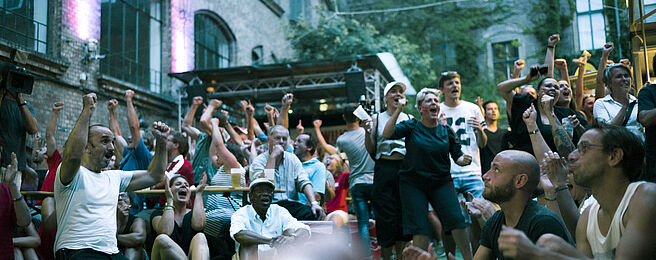 Women's Euro 2017 Public Viewing im WUK (c) Niko Ostermann