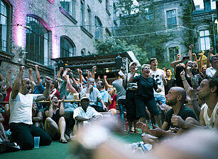 Women's Euro 2017 Public Viewing im WUK (c) Niko Ostermann