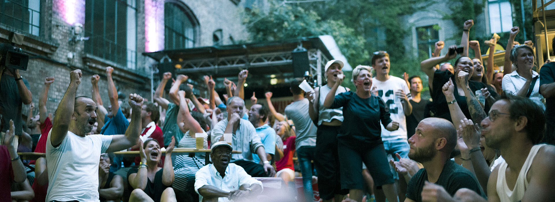 Women's Euro 2017 Public Viewing im WUK (c) Niko Ostermann