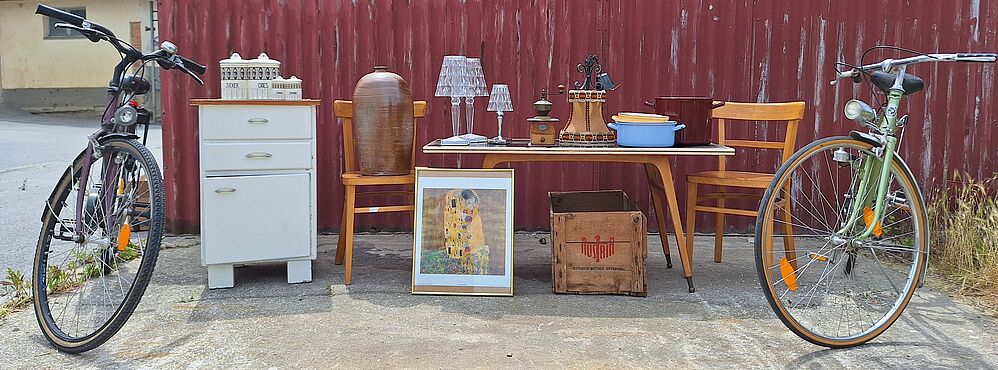 Foto: WUK 2nd-hand-Waren bei WUK re.cycle