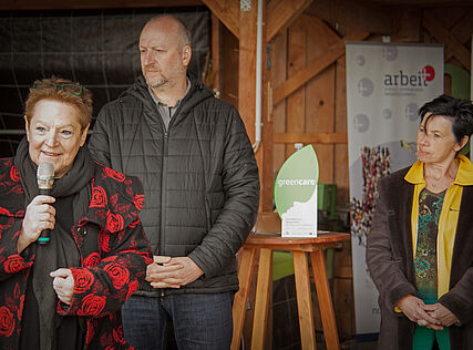 Ute Fragner und Christoph Trauner bei der 10 Jahres Feier