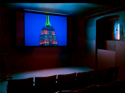 2014: WERKSCHAU XIX_Michael Mauracher, Ausstellungsansicht, Kino, Foto: Michael Michlmayr