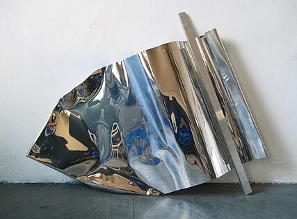 „o.T.“, 134x93cm, Aluminium poliert, 2011