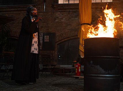 Demokratie am Tisch, Words on Fire (c) Mohammad Abou Chucker