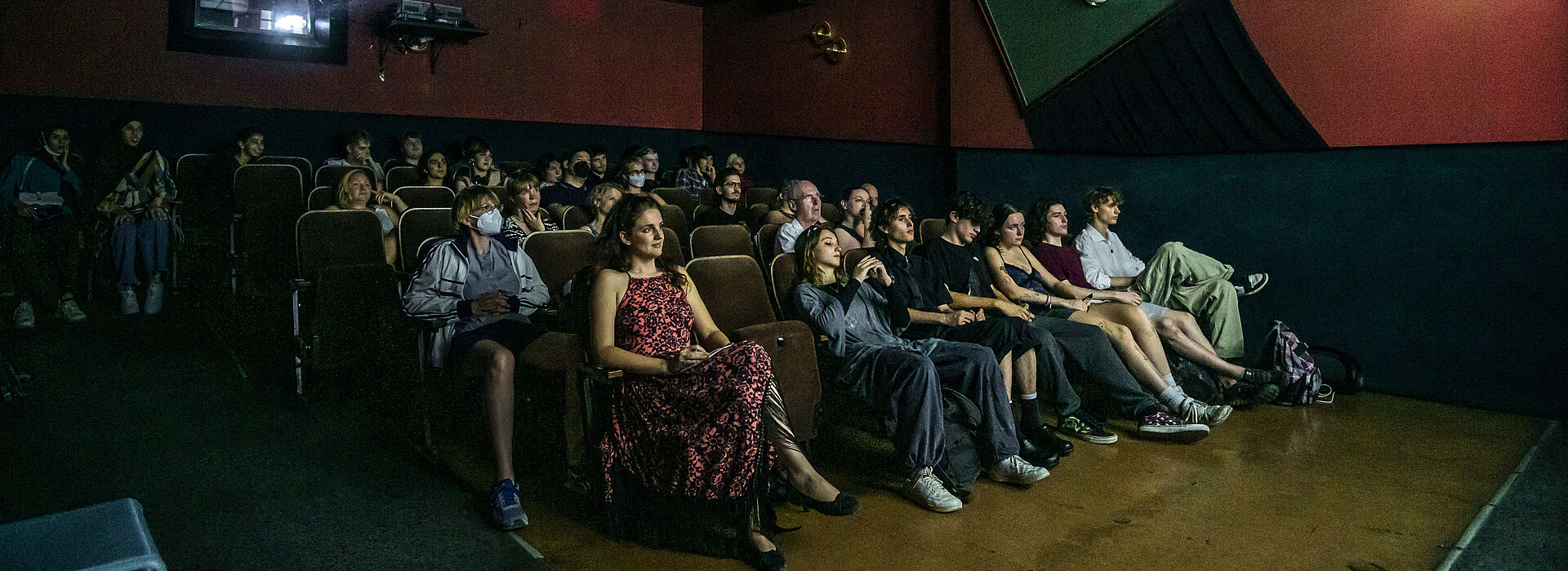 Blick in den Zuschauerraum des TOP KINO am Filmabend