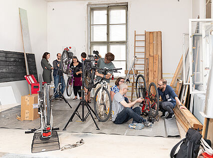Fahrradreparatur-Workshop
