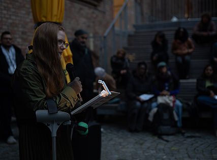 Demokratie am Tisch, Words on Fire (c) Mohammad Abou Chucker