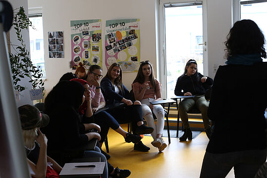 Workshop bei spacelab_girls*