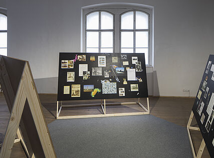 Ausstellungsansicht, Installation von Katrin Hornek, © Wolfgang Thaler