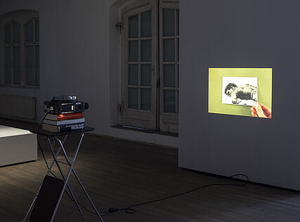 Ausstellungsansicht, Tatiana Lecomte, Die El-Alamein-Stellung. Eine Montage, © Wolfgang Thaler