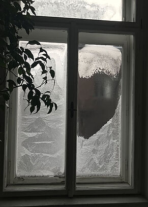 vereistes Fenster