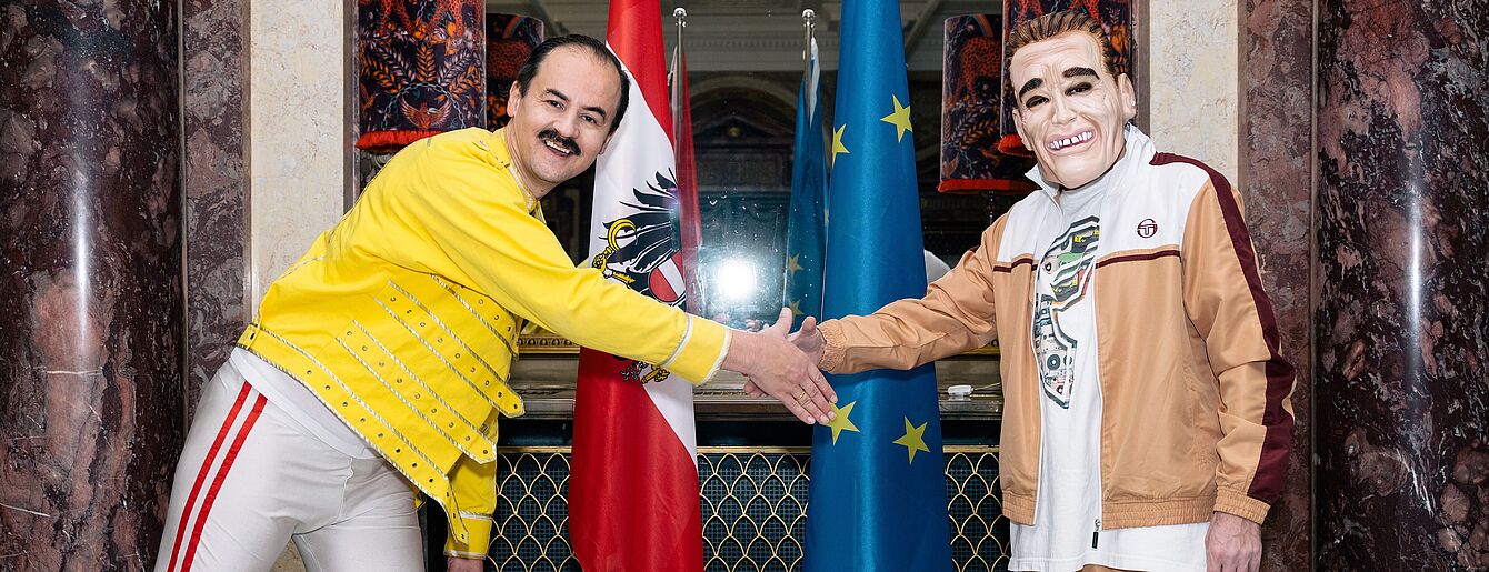 Austrofred & Kurt Razelli am 24.11.26 im WUK