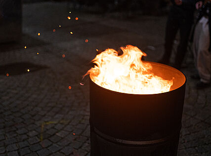 Demokratie am Tisch, Words on Fire (c) Mohammad Abou Chucker