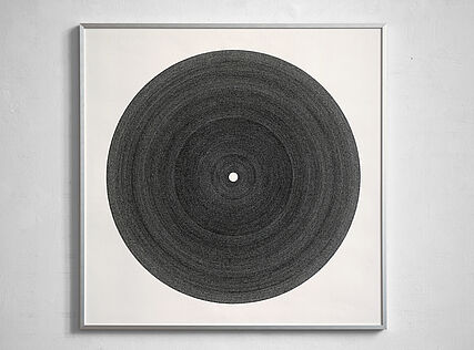 circle circle, Fineliner auf Papier, 70 x 70 cm, 2018