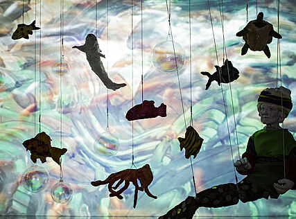 Lisa Meixner | underwater | 2012 | Ausstellungsansicht | KEX 2012 | Foto: Wolfgang Thaler