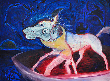 Gefahr / danger, 2008, 70 x 90 cm, Öl auf Leinwand / oil on canvas