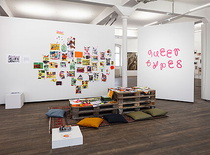 QUEER ART SPACES VIENNA 2023, Ausstellungsansicht, Foto: Wolfgang Thaler