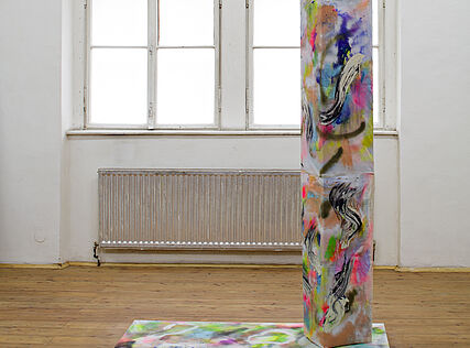 Donna Huanca | Sade on DTM | 2012 | Ausstellungsansicht | KEX 2012 | Foto: Wolfgang Thaler | 2012