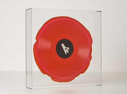Cranfield and Slade: 10 Riot Songs limited edition | red vinyl record with flash | plexi glass | 2011