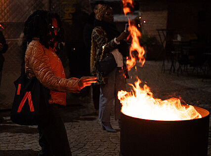 Demokratie am Tisch, Words on Fire (c) Mohammad Abou Chucker