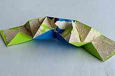 farbiges Papierleporello