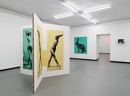 2023: WERKSCHAU XXVIII_Andrea van der Straeten, Ausstellungsansicht, Foto: Michael Michlmayr