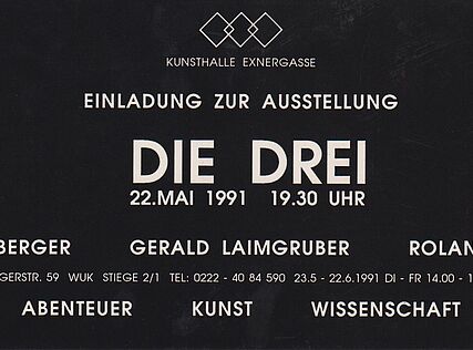 Die Drei | Kunsthalle Exnergasse