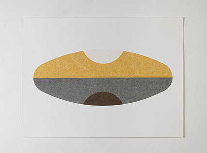 layers of lines / dolphin60 x 80 cm, Farbstift auf Papier, 4/2021