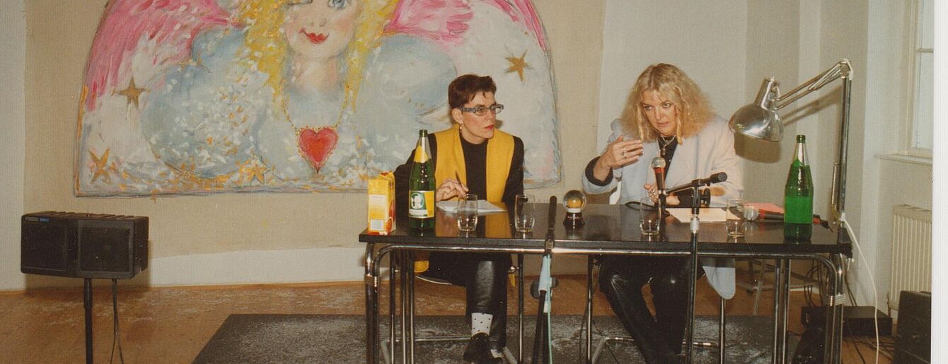 Kitsch, Kunst und Tabu, am 27.1.1993 im Rahmen der Ausstellung Schneegestöber, Detail