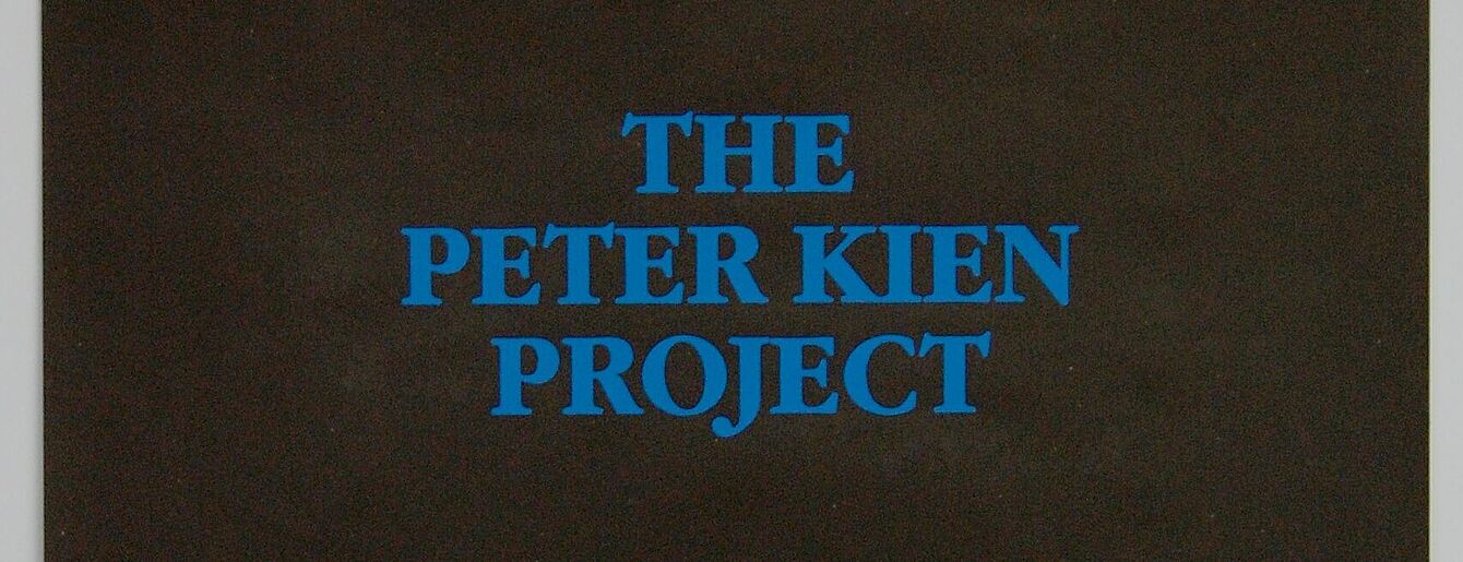 The Peter Kien Project, Plakat, 1992, Detail