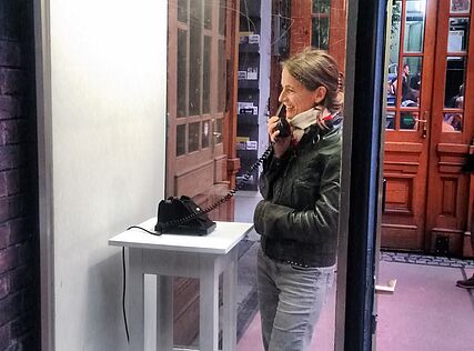 Aldo Gianotti, Selfportait with black Telephone