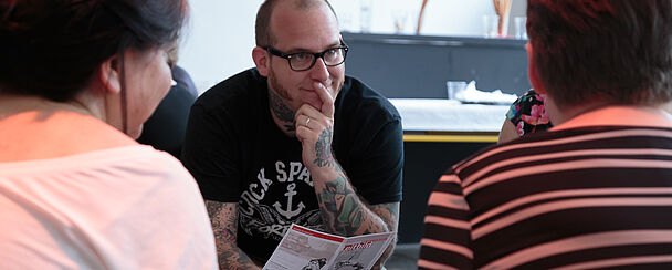 Diskussionen über das Leitbild am WUK MA-Tag