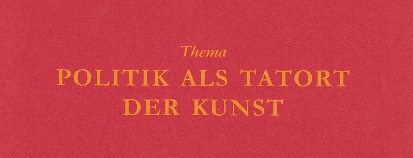 Ausschnitt des Flyers zur Podiumsdiskussion, Detail